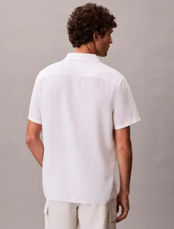 Calvin Klein Klassisches Button-Down-Hemd aus Leinen-Mix^Herren Hemden & Poloshirts
