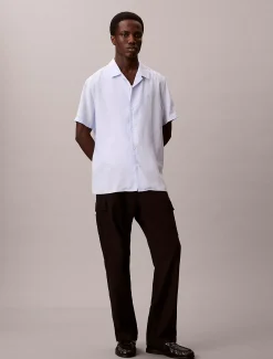 Calvin Klein Klassisches Button-Down-Hemd aus Leinen-Mix^Herren Hemden & Poloshirts