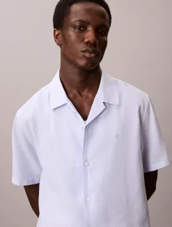 Calvin Klein Klassisches Button-Down-Hemd aus Leinen-Mix^Herren Hemden & Poloshirts