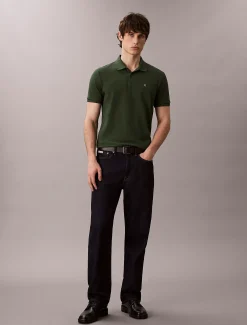 Calvin Klein Klassisches Hemd aus Baumwoll-Piqué^Herren Hemden & Poloshirts