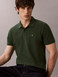 Calvin Klein Klassisches Hemd aus Baumwoll-Piqué^Herren Hemden & Poloshirts