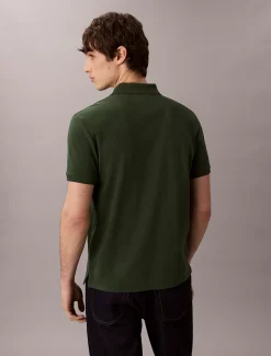 Calvin Klein Klassisches Hemd aus Baumwoll-Piqué^Herren Hemden & Poloshirts