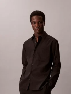Calvin Klein Klassisches Hemd aus Seersucker^Herren Hemden & Poloshirts