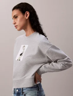 Calvin Klein Klassisches Kate Frottee-Sweatshirt^Damen Sweatshirts & Hoodies