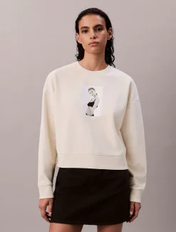 Calvin Klein Klassisches Kate Frottee-Sweatshirt^Damen Sweatshirts & Hoodies