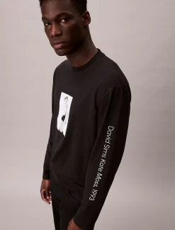 Calvin Klein Klassisches Kate-Langarmshirt^Herren T-shirts