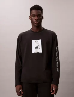 Calvin Klein Klassisches Kate-Langarmshirt^Herren T-shirts