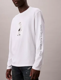 Calvin Klein Klassisches Kate-Langarmshirt^Herren T-shirts