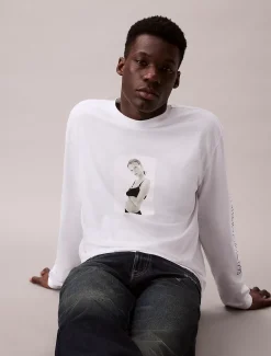 Calvin Klein Klassisches Kate-Langarmshirt^Herren T-shirts