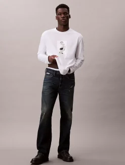 Calvin Klein Klassisches Kate-Langarmshirt^Herren T-shirts