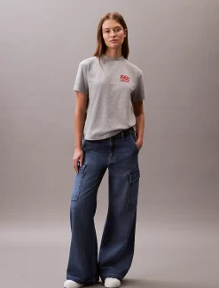 Calvin Klein Klassisches Logo-T-Shirt^Damen T-shirts & Tops