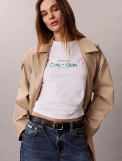 Calvin Klein Klassisches NYC Logo-T-Shirt^Damen T-shirts & Tops