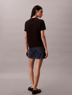 Calvin Klein Klassisches NYC Logo-T-Shirt^Damen T-shirts & Tops