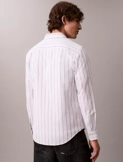 Calvin Klein Klassisches Oxford-Button-Down-Hemd mit Streifenmuster^Herren Hemden & Poloshirts