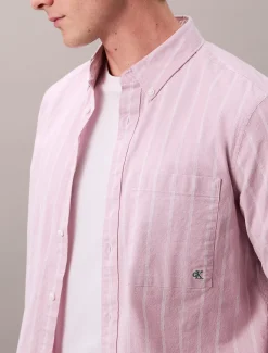Calvin Klein Klassisches Oxford-Button-Down-Hemd mit Streifenmuster^Herren Hemden & Poloshirts