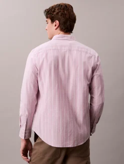 Calvin Klein Klassisches Oxford-Button-Down-Hemd mit Streifenmuster^Herren Hemden & Poloshirts