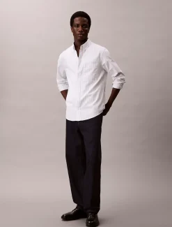 Calvin Klein Klassisches Oxford-Button-Down-Hemd mit Streifenmuster^Herren Hemden & Poloshirts