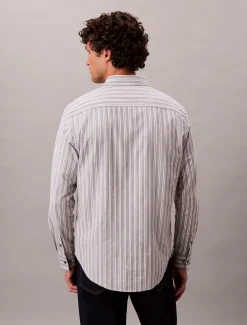 Calvin Klein Klassisches Oxford-Button-Down-Hemd mit Streifenmuster^Herren Hemden & Poloshirts