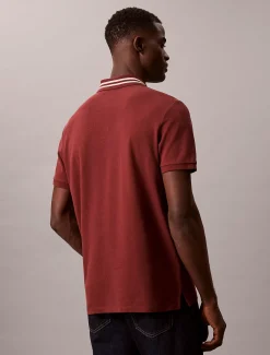 Calvin Klein Klassisches Poloshirt mit Monogramm und Piqué-Spitze^Herren Hemden & Poloshirts
