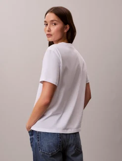 Calvin Klein Klassisches T-Shirt mit Logo-Grafik^Damen T-shirts & Tops