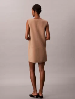 Calvin Klein Kleid aus doppelseitiger Wolle^Damen Kleider & Röcke