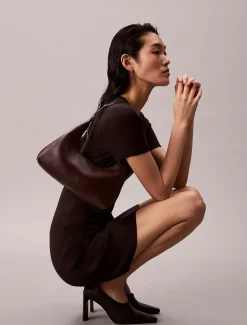 Calvin Klein Kleid aus technischem Strick^Damen Kleider & Röcke