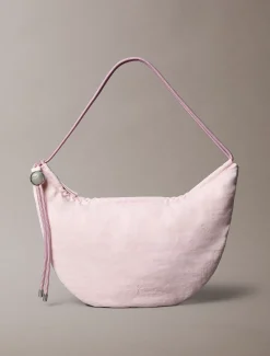 Calvin Klein Kleine Halbmondtasche aus Nylon^Damen SchultertaschenFrisch Eingetroffen|Taschen