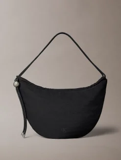 Calvin Klein Kleine Halbmondtasche aus Nylon^Damen SchultertaschenFrisch Eingetroffen|Taschen