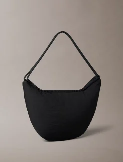 Calvin Klein Kleine Halbmondtasche aus Nylon^Damen SchultertaschenFrisch Eingetroffen|Taschen