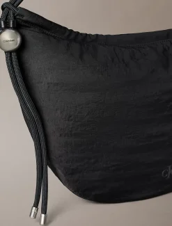 Calvin Klein Kleine Halbmondtasche aus Nylon^Damen SchultertaschenFrisch Eingetroffen|Taschen