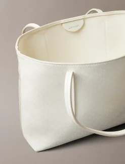 Calvin Klein Kleine Tote Bag mit beschichtetem Emblem^Damen Tote Bags|Taschen