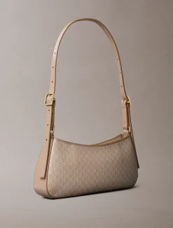 Calvin Klein Kleine Umhängetasche mit beschichtetem Emblem-Logo^Damen Umhängetaschen|SchultertaschenFrisch Eingetroffen