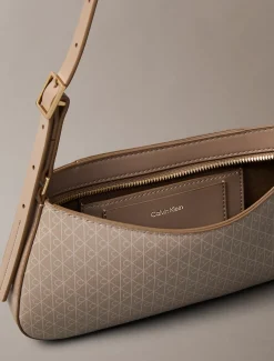 Calvin Klein Kleine Umhängetasche mit beschichtetem Emblem-Logo^Damen Umhängetaschen|SchultertaschenFrisch Eingetroffen