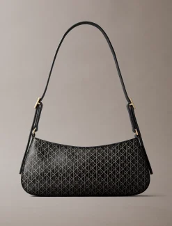 Calvin Klein Kleine Umhängetasche mit beschichtetem Emblem-Logo^Damen Umhängetaschen|SchultertaschenFrisch Eingetroffen