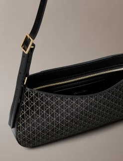 Calvin Klein Kleine Umhängetasche mit beschichtetem Emblem-Logo^Damen Umhängetaschen|SchultertaschenFrisch Eingetroffen