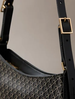 Calvin Klein Kleine Umhängetasche mit beschichtetem Emblem-Logo^Damen Umhängetaschen|SchultertaschenFrisch Eingetroffen