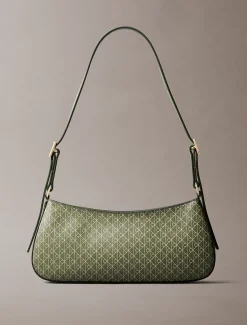 Calvin Klein Kleine Umhängetasche mit beschichtetem Emblem-Logo^Damen Umhängetaschen|SchultertaschenFrisch Eingetroffen