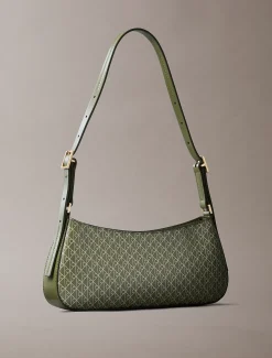 Calvin Klein Kleine Umhängetasche mit beschichtetem Emblem-Logo^Damen Umhängetaschen|SchultertaschenFrisch Eingetroffen