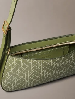 Calvin Klein Kleine Umhängetasche mit beschichtetem Emblem-Logo^Damen Umhängetaschen|SchultertaschenFrisch Eingetroffen