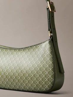 Calvin Klein Kleine Umhängetasche mit beschichtetem Emblem-Logo^Damen Umhängetaschen|SchultertaschenFrisch Eingetroffen