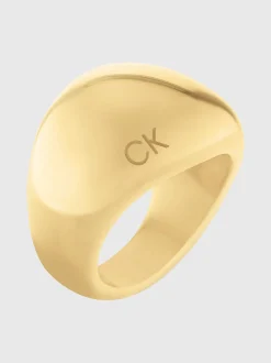 Calvin Klein Klobiger Ring aus veretem Stahl^Damen Uhren & Schmuck