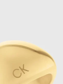 Calvin Klein Klobiger Ring aus veretem Stahl^Damen Uhren & Schmuck