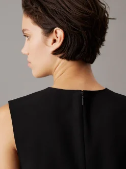 Calvin Klein Knitterfreies Etuikleid aus Twill^Damen Kleider & Röcke