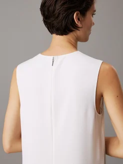 Calvin Klein Knitterfreies Etuikleid aus Twill^Damen Kleider & Röcke
