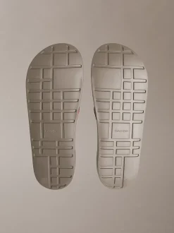 Calvin Klein Konturierte Logo-Slippers^Herren Slippers & Flip Flops