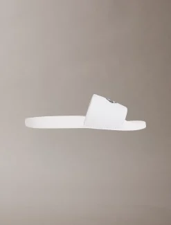 Calvin Klein Konturierte Logo-Slippers aus Canvas^Damen Slippers