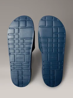 Calvin Klein Konturierte Logo-Slippers aus Canvas^Herren Slippers & Flip Flops