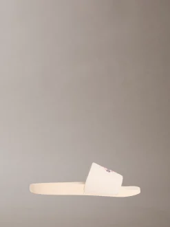 Calvin Klein Konturierte Logo-Slippers aus Canvas^Damen Slippers