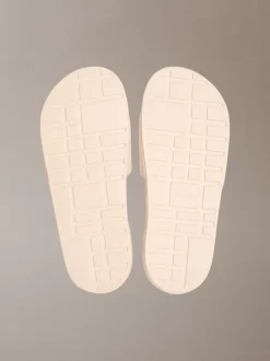 Calvin Klein Konturierte Logo-Slippers aus Canvas^Damen Slippers