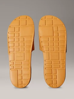 Calvin Klein Konturierte Logo-Slippers aus Canvas^Herren Slippers & Flip Flops
